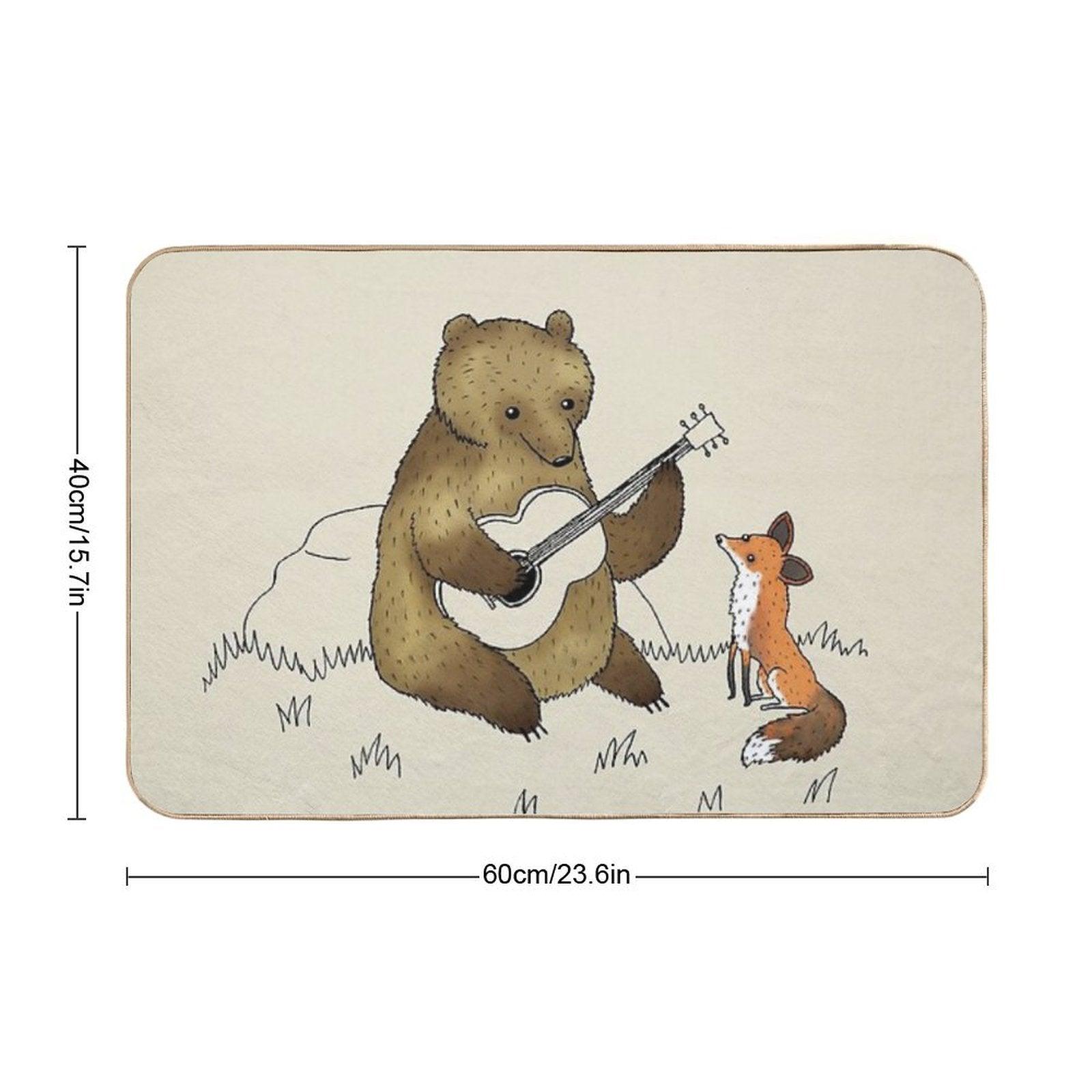 Bear & Fox Bath Mat