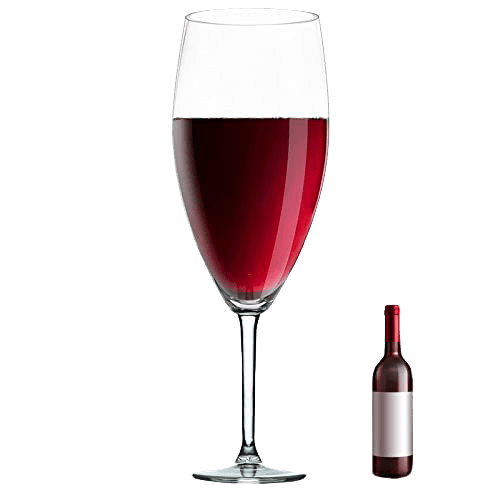 Worlds Largest Giant Wine Glass - Huge 32 Inches, 3.7 Gallons, Mega Pint, Huge Stemware, Clear Decorative Hand Blown Glassware, Large Novelty Stemware/Champagne Magnum Chiller, Oversized XL Goblet