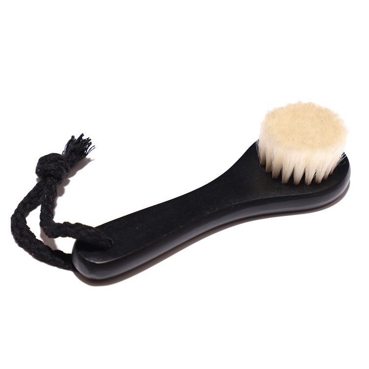 Baby hair comb round head beech wood baby bath brush children's bath brush