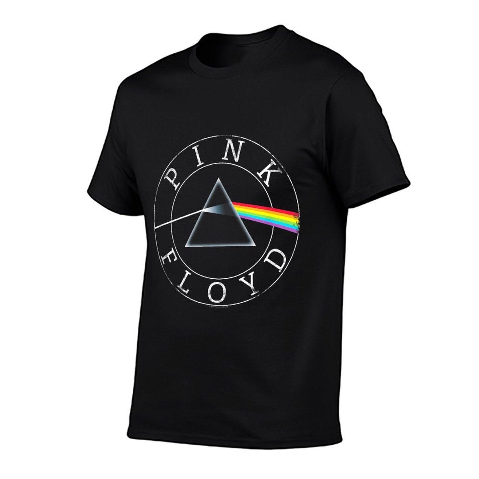 Pink Floyd Rock Band Prism Circle Logo  Breathable T-Shirt