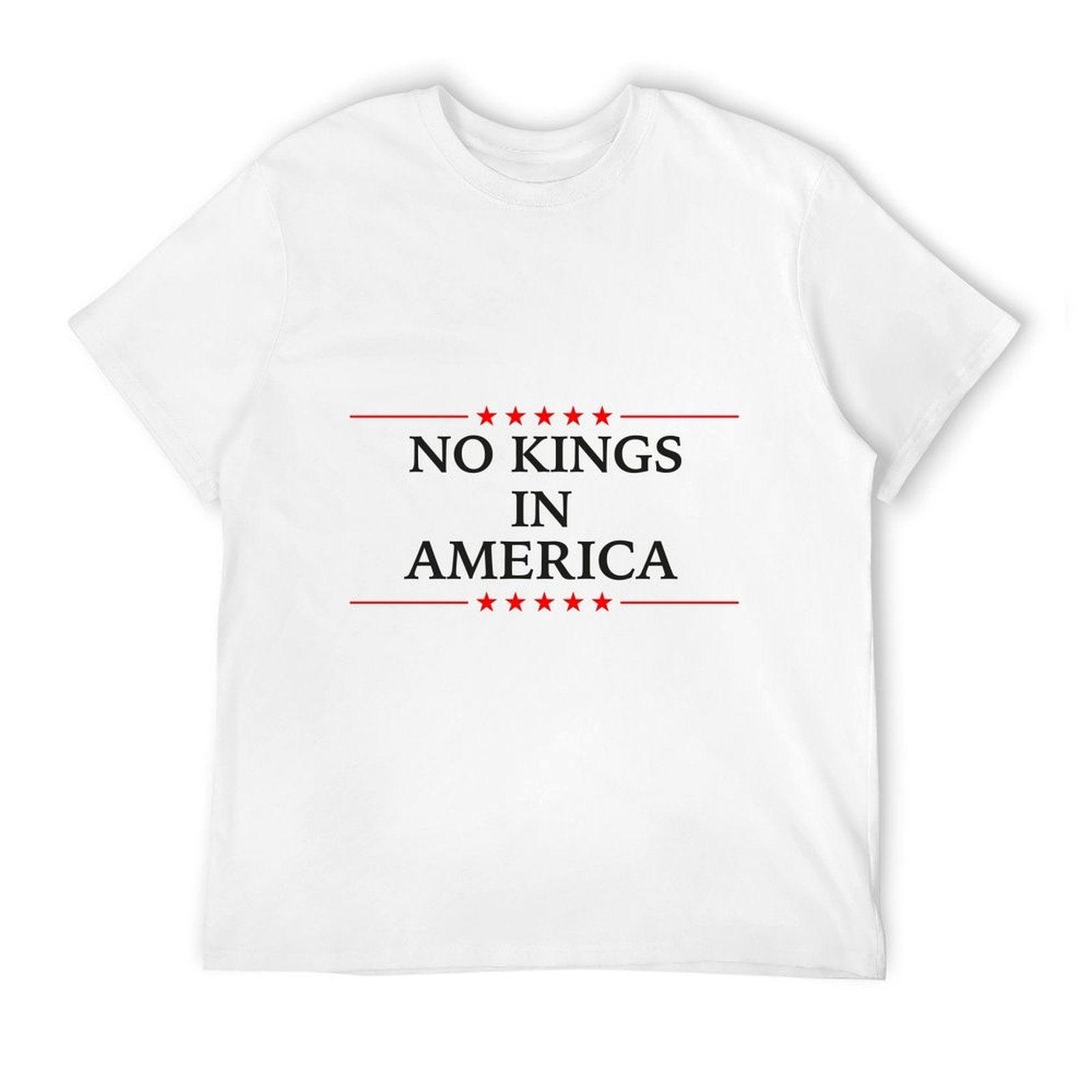 No Kings in America Flag Protest Save Democracy  Vintage-inspired T-Shirt