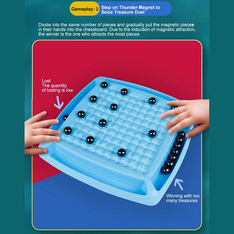 Magnetic Battle Chess Portable Magnetic Effect Chess Set Improve Creativity Logic Thinking Party Supplies for Family Reunions