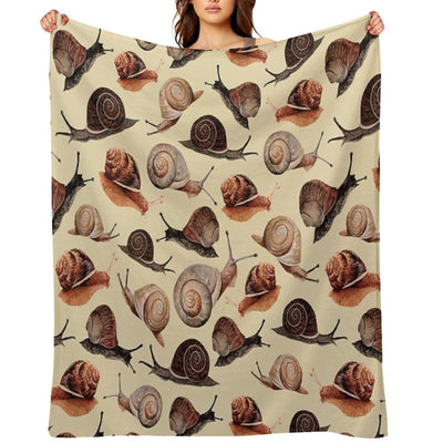 A Slew of Snails Premium Throw Blanket