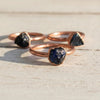 Copper Raw Black Tourmaline Ring - Calm Confidence | By Blackbird & Sage