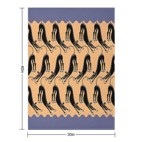 Bowdown Pattern Throw Blanket