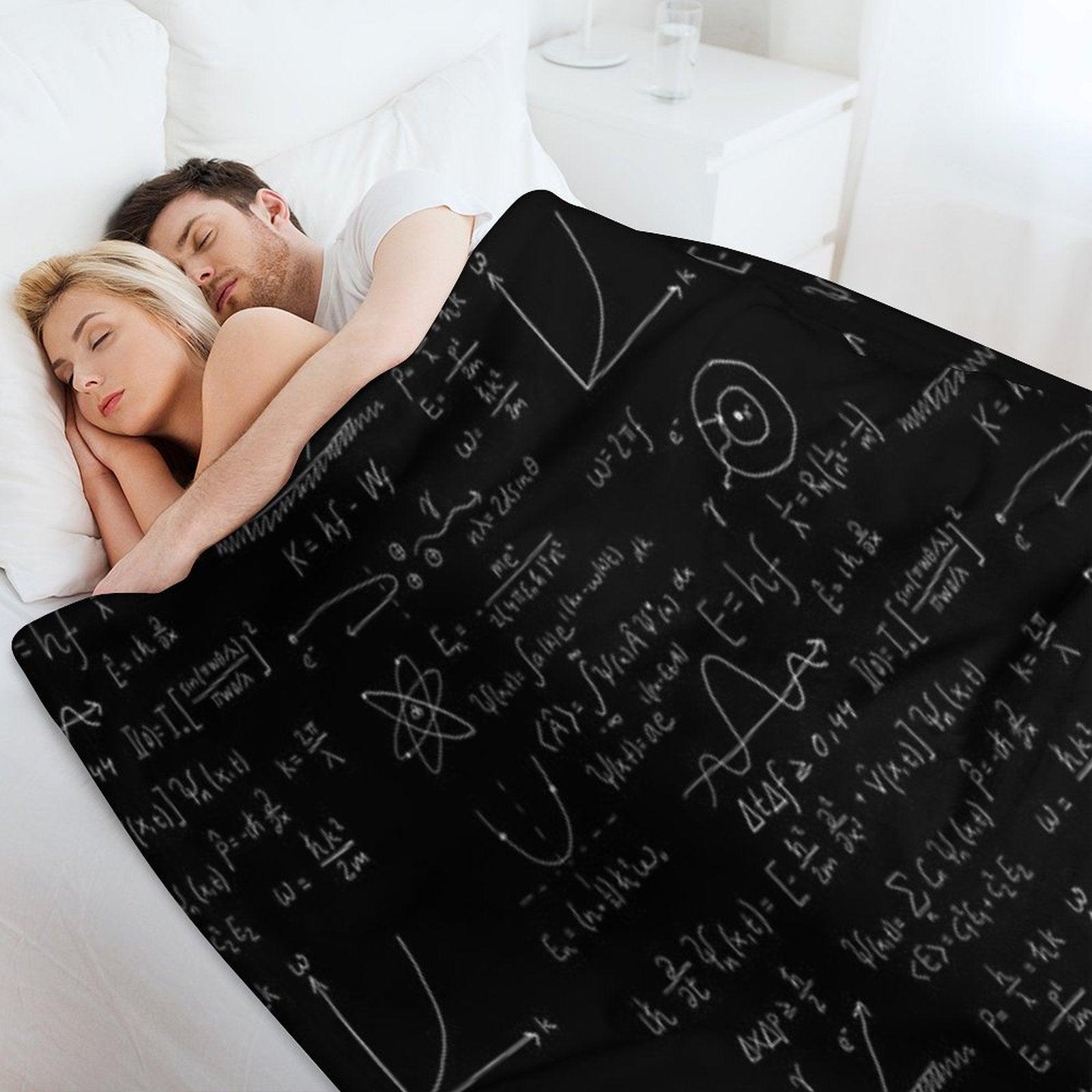 Quantum Physics Throw Blanket