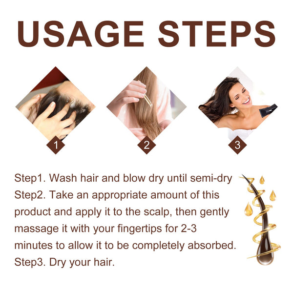 Castor Oil Hair Dense Essential Oil Repair Damaged Hair, Nourish Scalp, Strengthen Hair And Prevent Hair Loss