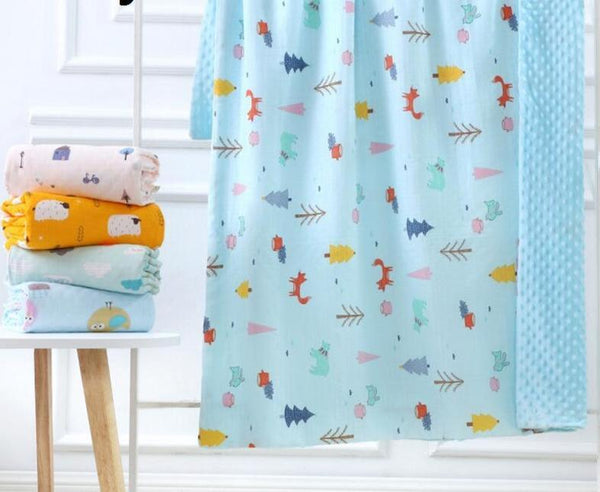 Modern Luxury Kids Blanket Baby Receiving Blanket Sleeping Bed Blanket Soft Newborn Swaddle For Kids