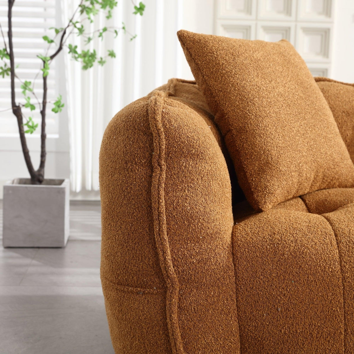 Cozy Beanbag Chair with High Resilience Foam Core