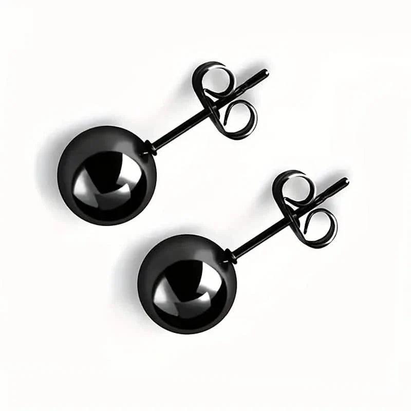 Stainless Steel Hypoallergenic Ball Shaped Stud Earrings