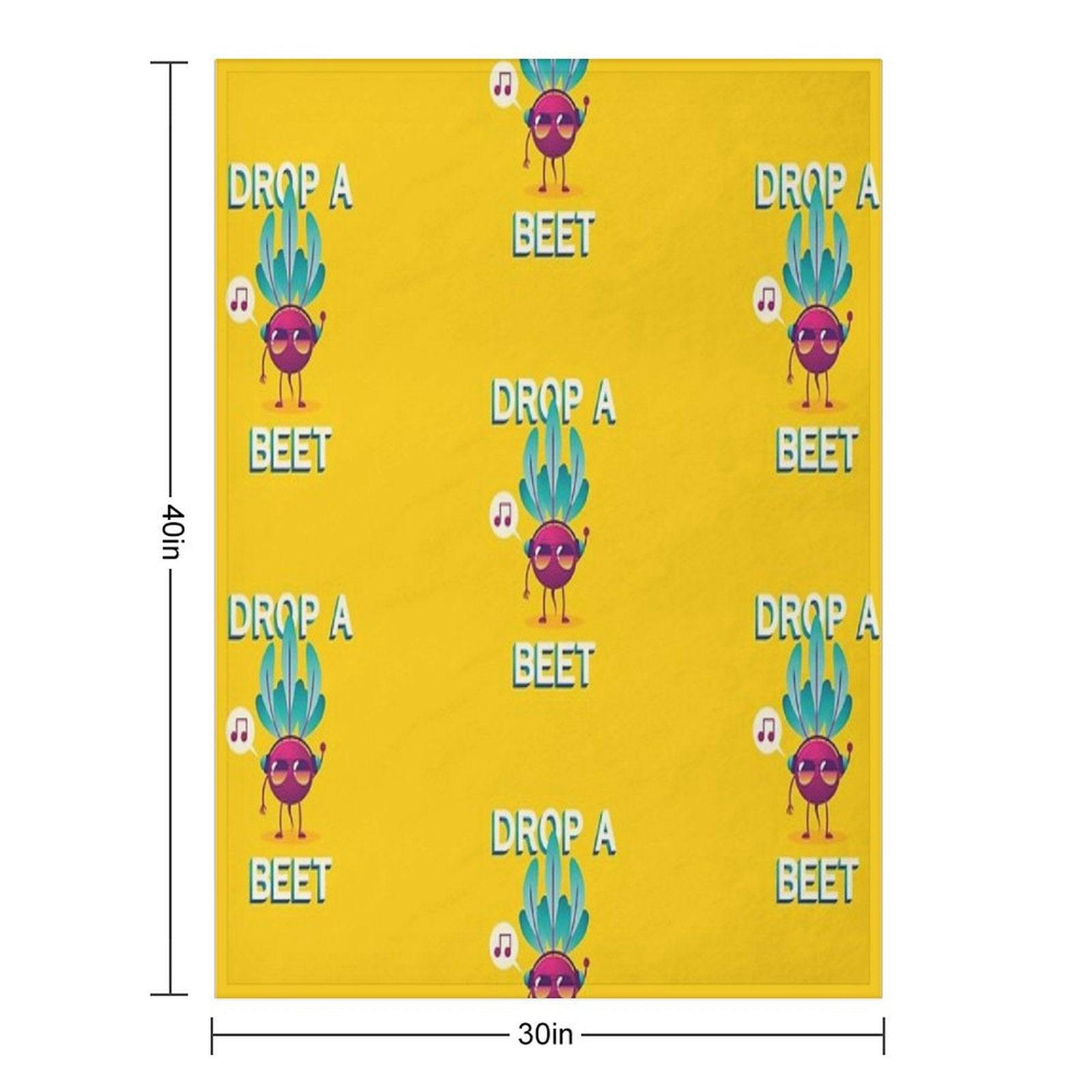 Drop A Beet Throw Blanket