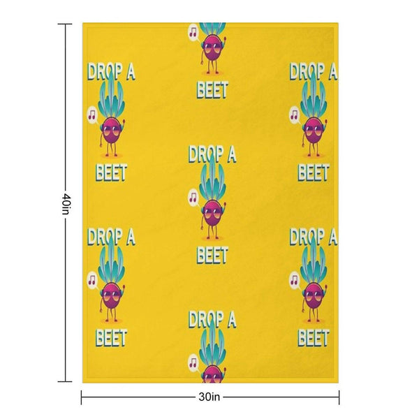 Drop A Beet Throw Blanket