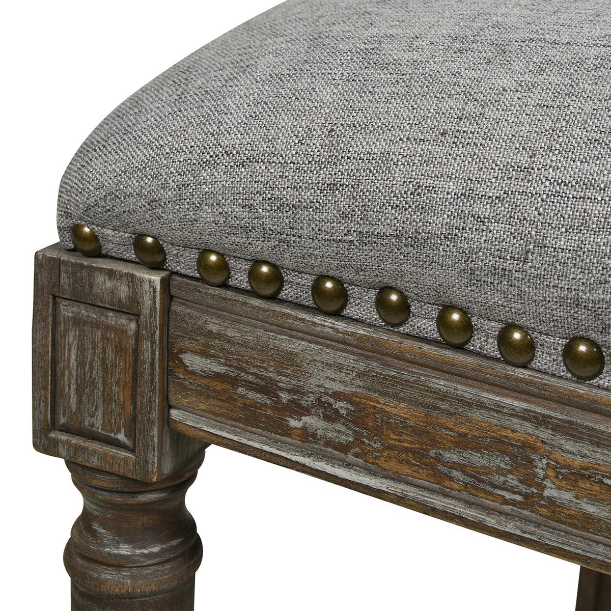 Triomphe Rattan Wicker High Back Armless Counter Bar Stool