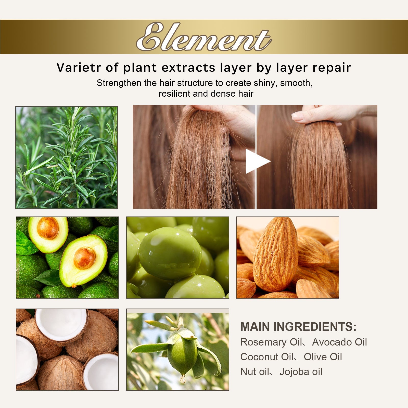 Keratin Hair Essence Spray, Hair Repair To Improve Dry Curly Frizz Pomade Essence