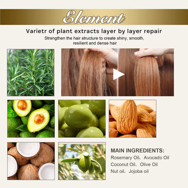 Keratin Hair Essence Spray, Hair Repair To Improve Dry Curly Frizz Pomade Essence