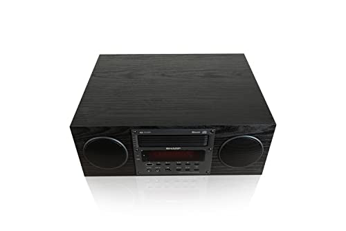 Sharp Audio Component System with 5 CD Changer, Bluetooth & USB Playback - 50 Watts