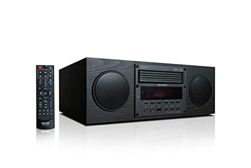 Sharp Audio Component System with 5 CD Changer, Bluetooth & USB Playback - 50 Watts