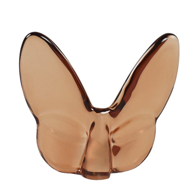 Le Mariposa Crystal Butterfly Figurine in Brown