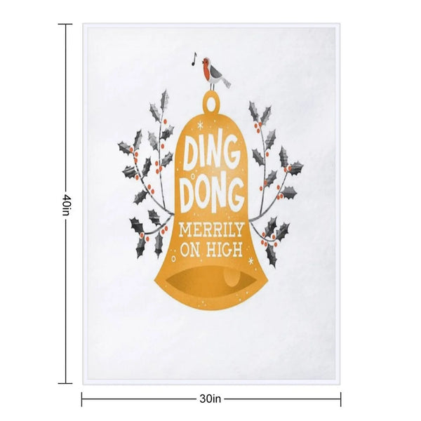 Ding-dong Merrily on High Throw Blanket