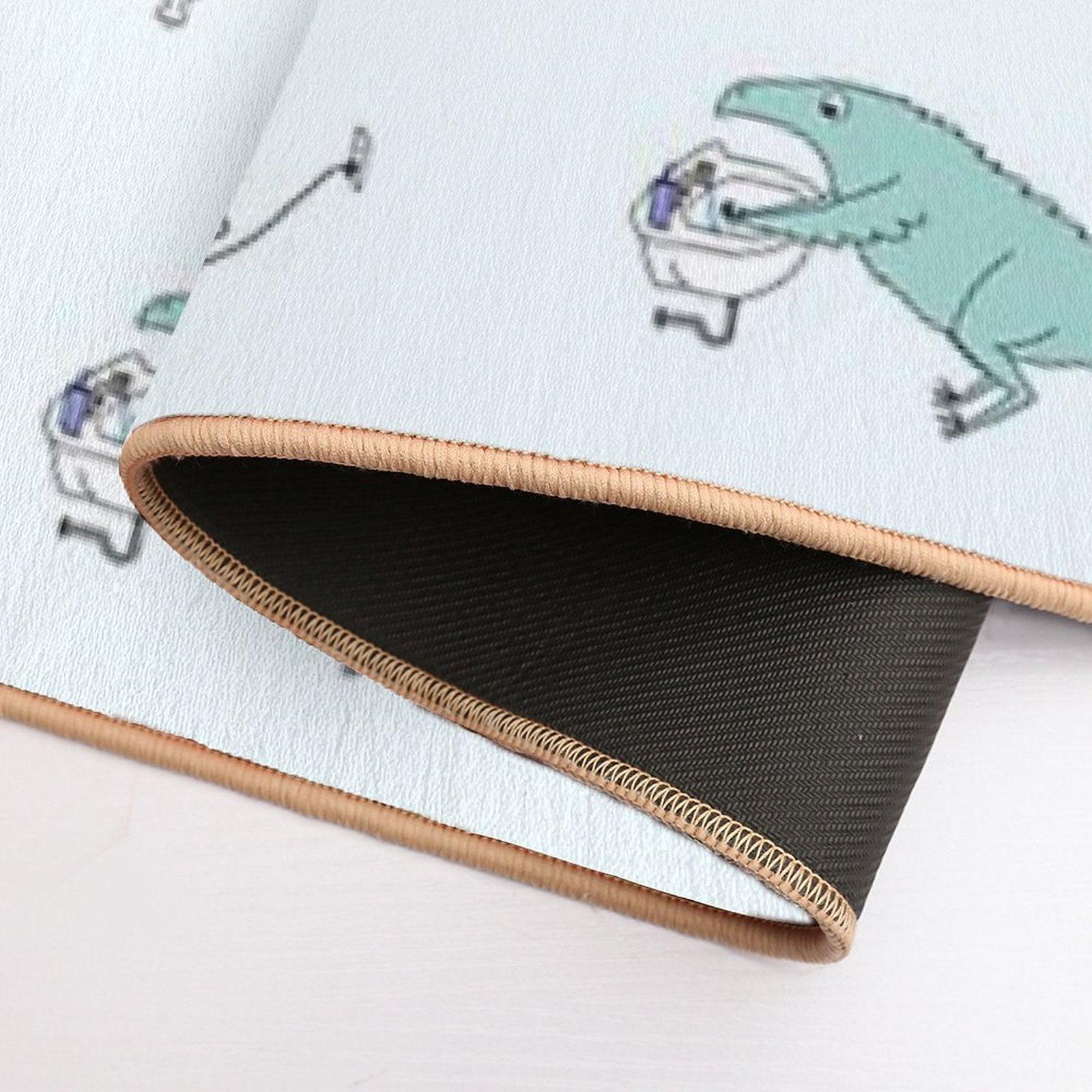 Bathroom Dinosaur Pattern Bath Mat