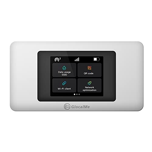 GlocalMe 4G LTE Mobile Hotspot Device, Wireless WiFi for Home or Travel