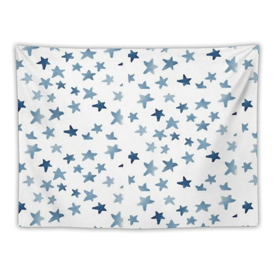 Blue Stars Tapestry