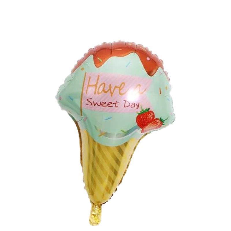 Big Popular Decorations Ballons in Donuts Lip Stick Ice Cream and Rainbow Style Balloons For Kids  Baby and Birthday Decorations Inflatable Helium