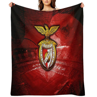 BENFICA FC Machine-washable Throw Blanket