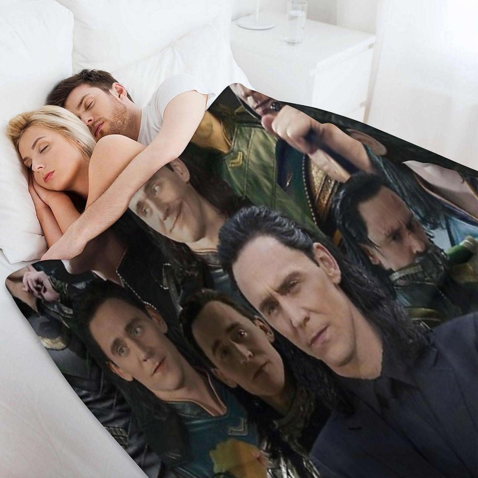 Tom Hiddleston Collage Throw Blanket