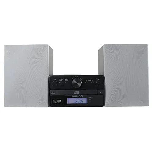Philco Shelf Stereo Systems with CD Radio, Bluetooth MP3 AUX & USB - Gifts for You 'n Me