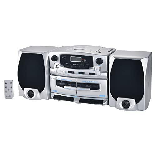 Supersonic Shelf Audio System with CD, Bluetooth, Radio and Cassette - Gifts for You 'n Me