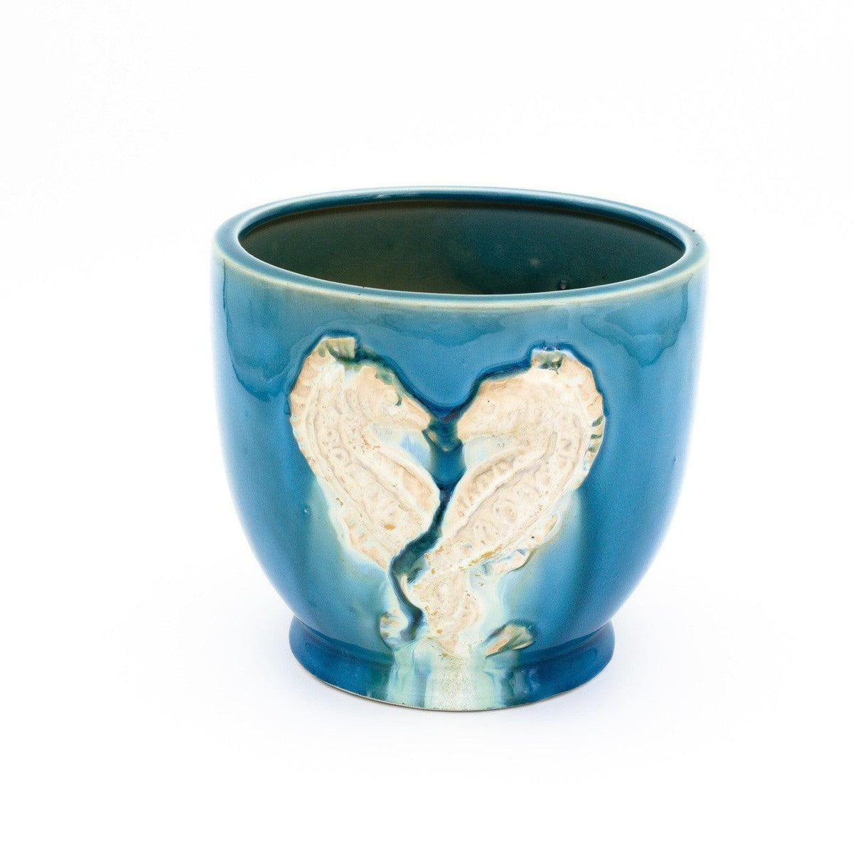 Ocean Grotto Seahorse Footed Planter