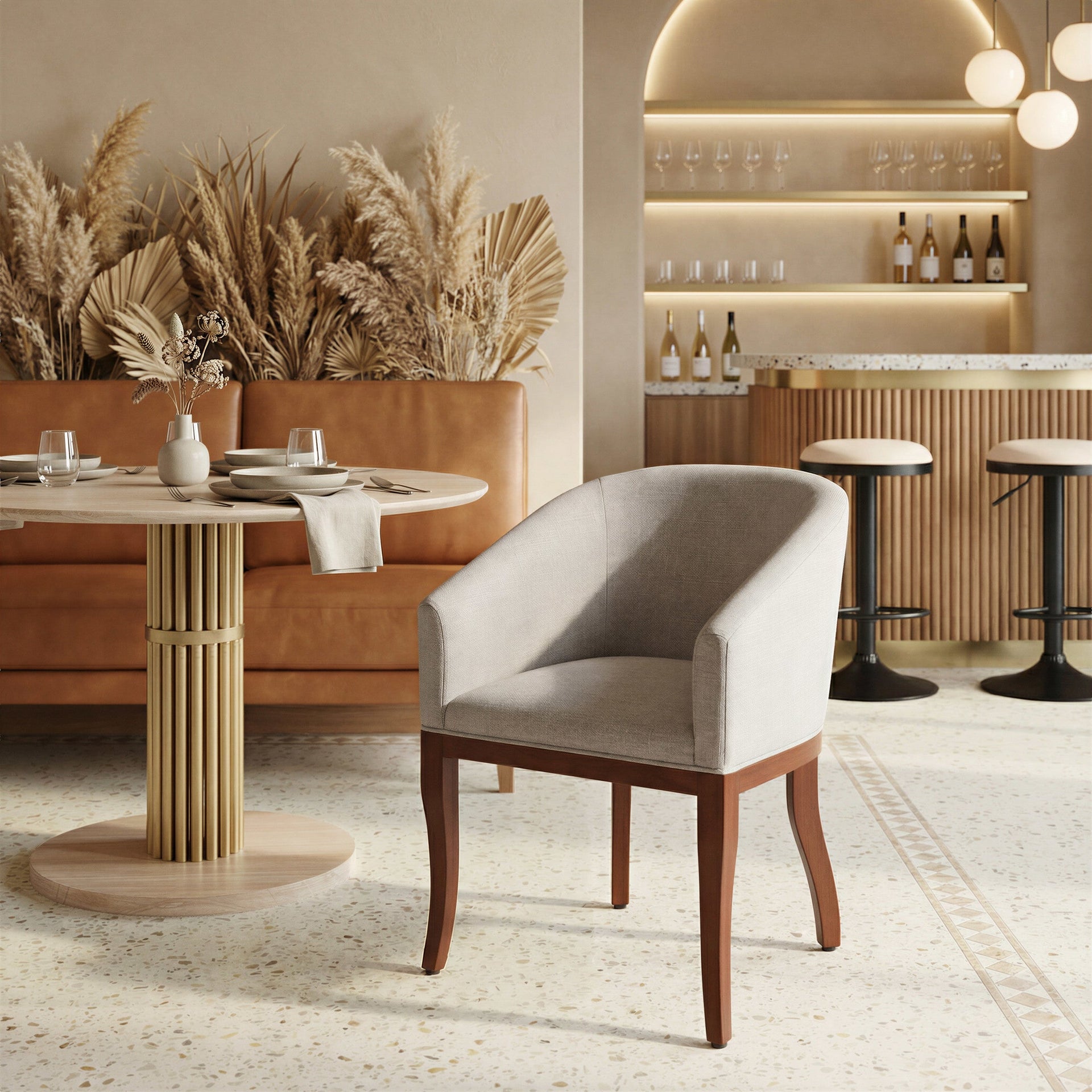 Serasa Dining Chair Gray