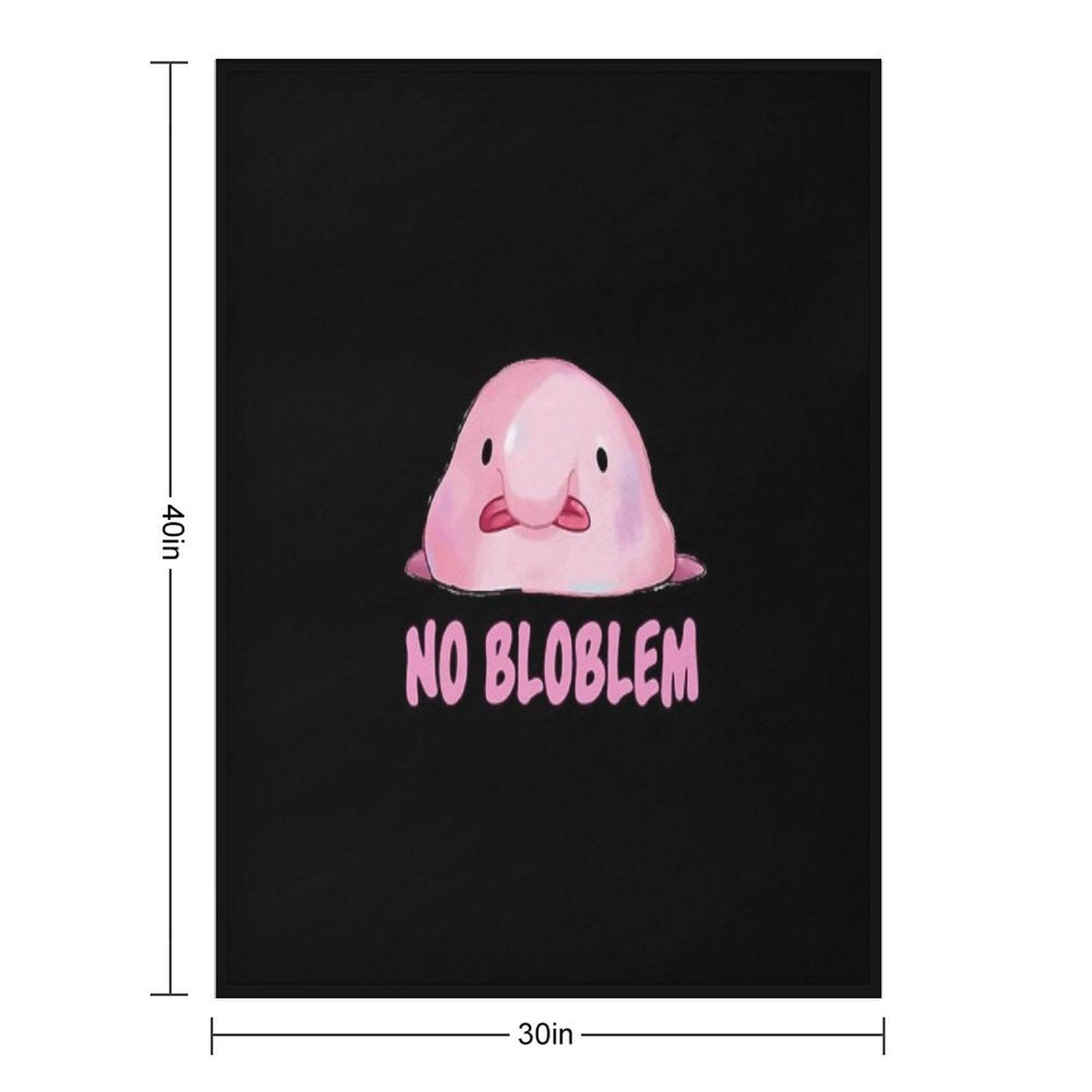 Blobfish Throw Blanket