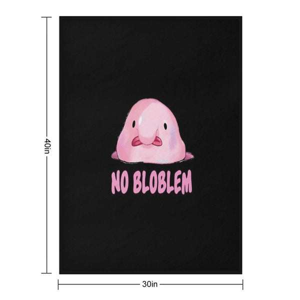 Blobfish Throw Blanket