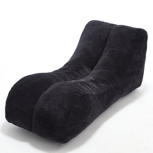 Black Bean Bag Sofa‑Lounger