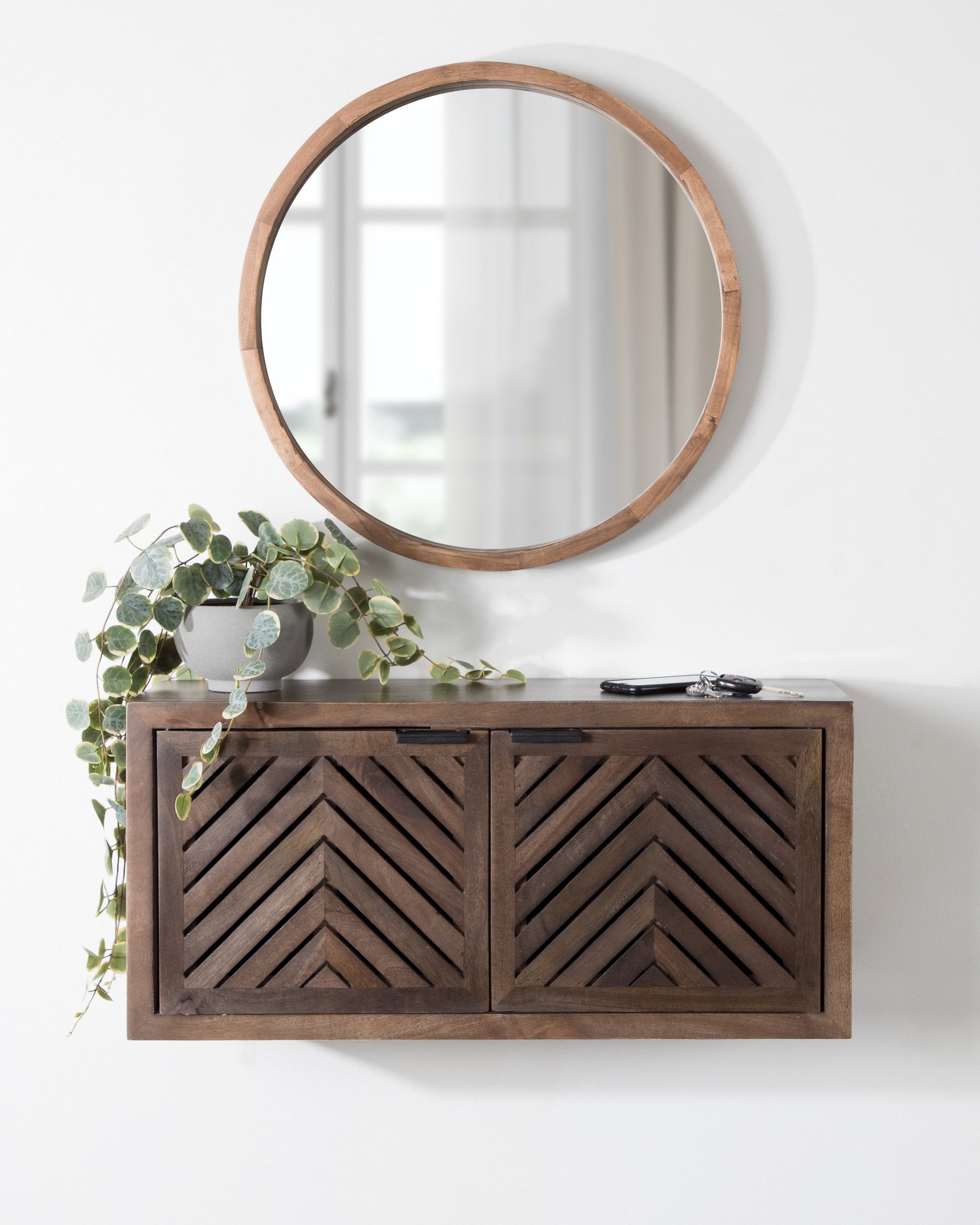 Mezzeta Decorative Wood Wall Cabinet