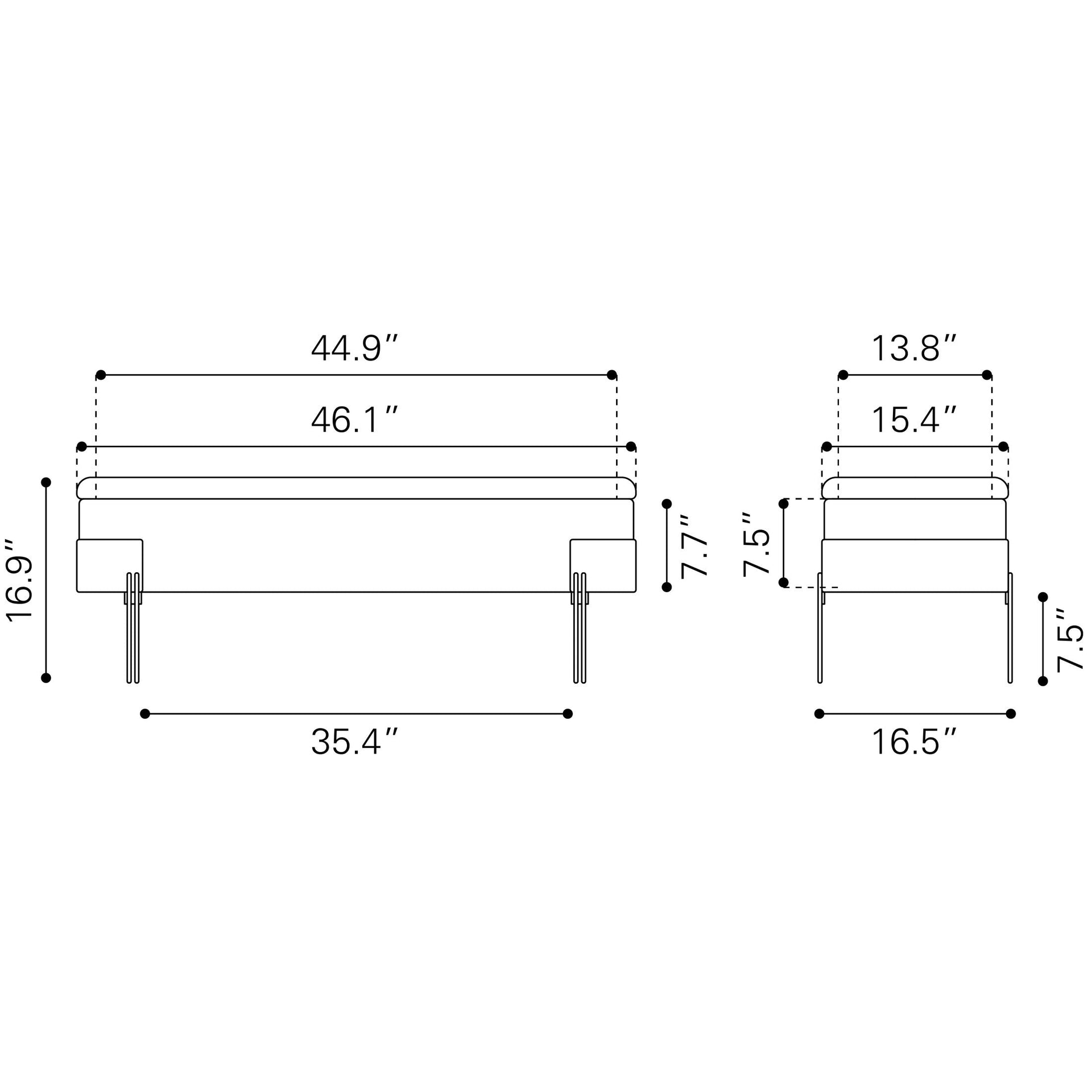 Lebreton Storage Bench Oatmeal Beige
