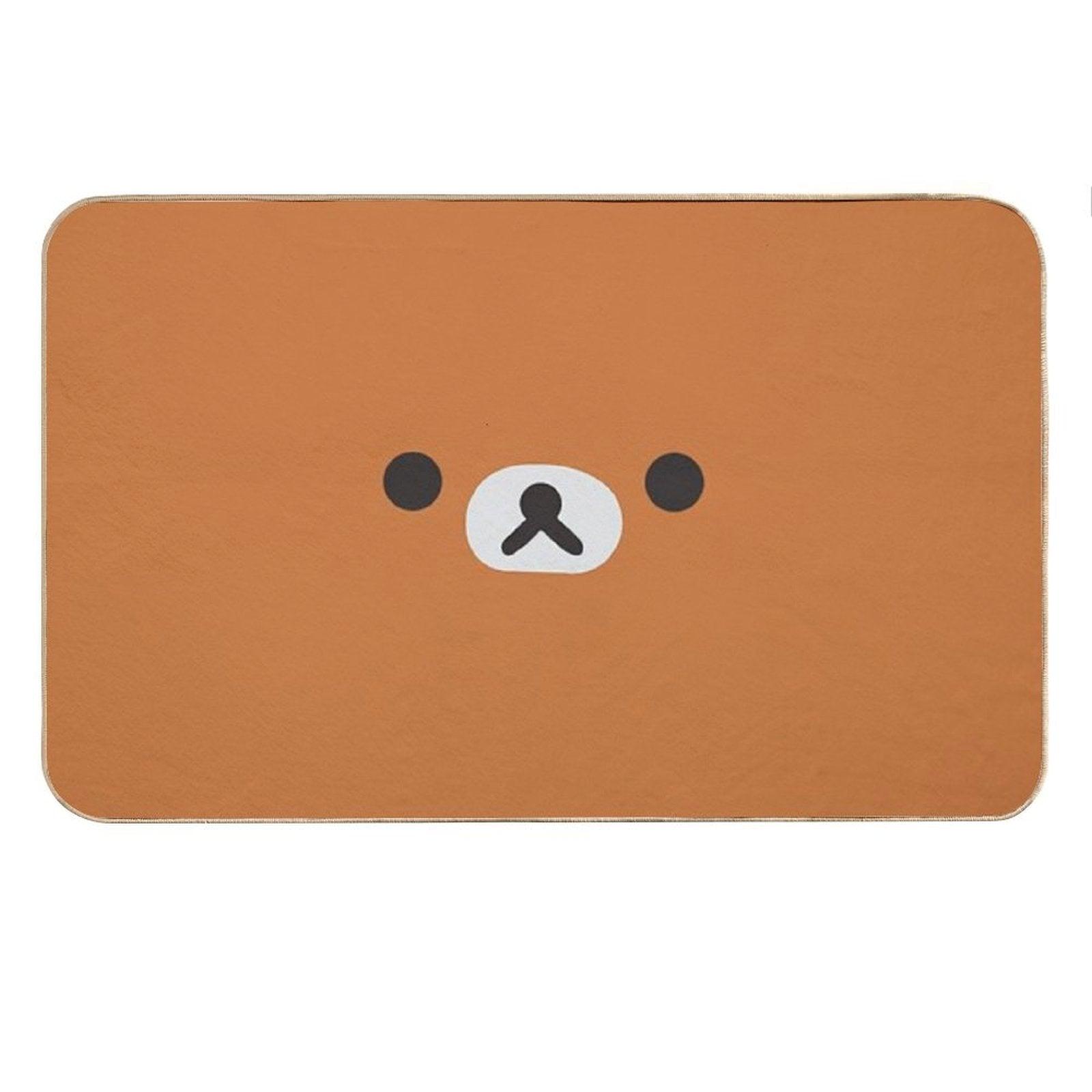 Rilakkuma Bear Face Bath Mat