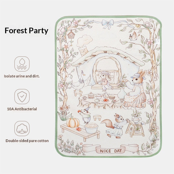 Baby Mattress Infant Waterproof And Breathable Washable Large-size Childrens Pure Cotton Urine-proof Pad