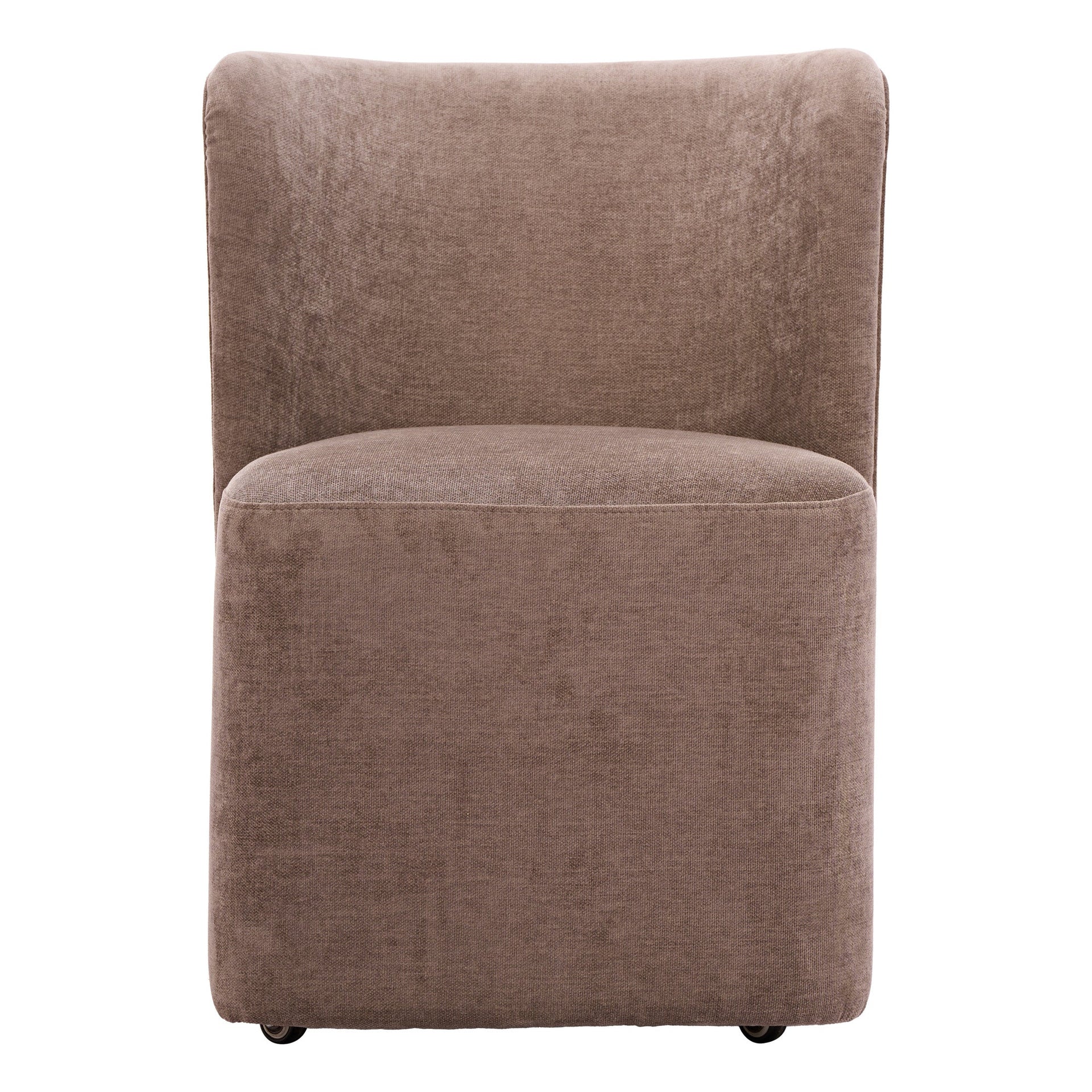Bambun Dining Chair with Wheels Taupe