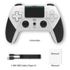 Suitable for PS4/Slim/Pro wireless Bluetooth game controller with body sensing six axis vibration T29 controller - white