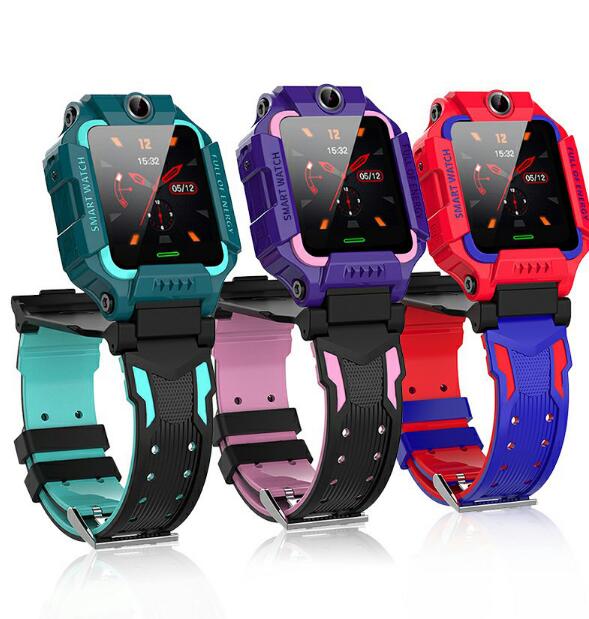 Q19 Dual Cameras Flip design waterproof Kids Smart Watch LBS Positioning SOS Mobile Phone Watch