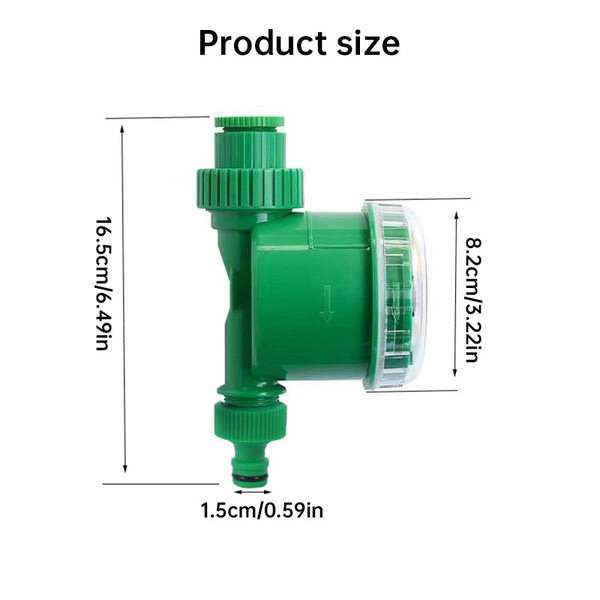 Outdoor plastic garden hose equipped with electronic automatic irrigation timer