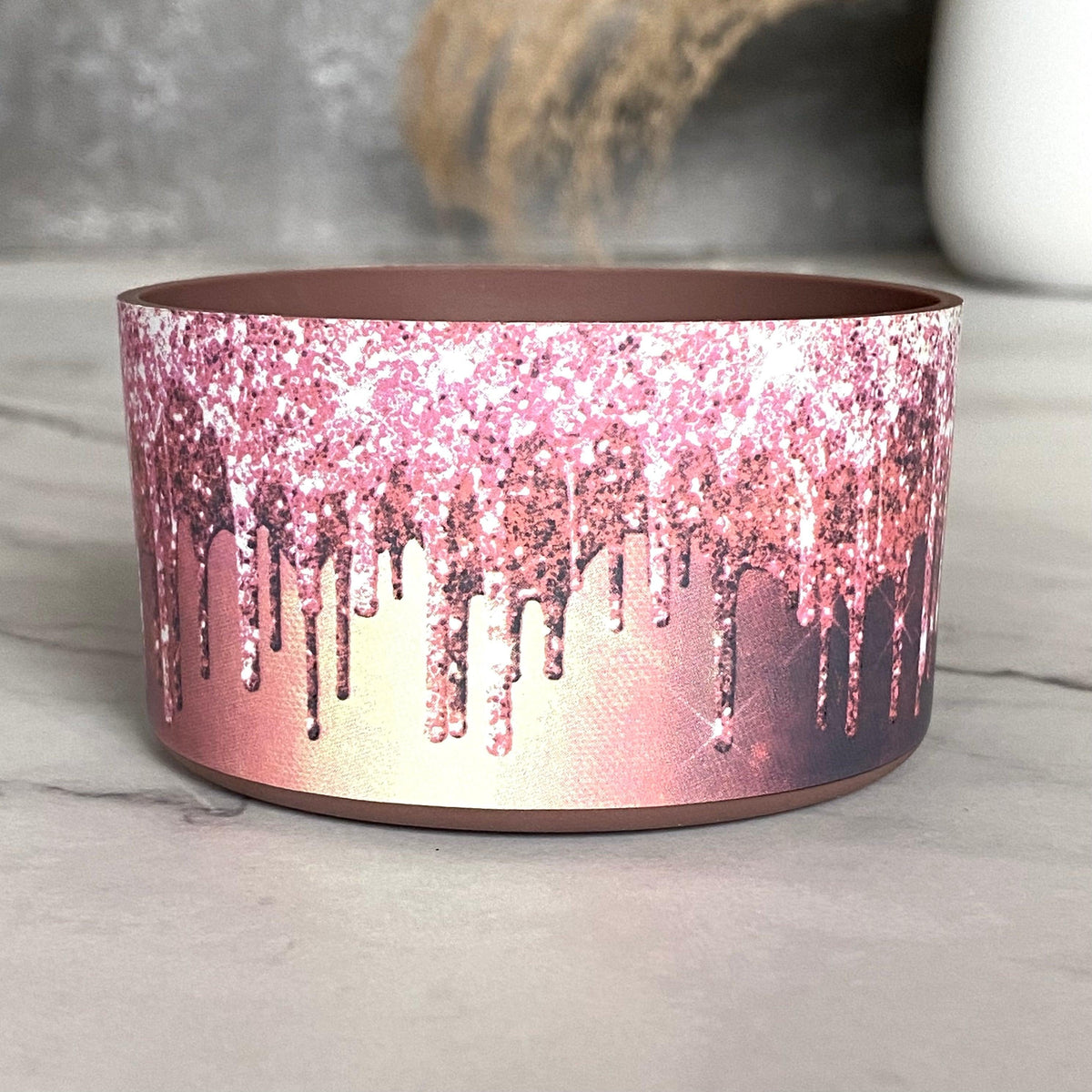 PINK GLITTER DRIP  Boot