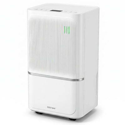 32 Pint Dehumidifier for Home with Drain Hose & Intelligent Control 2500 Sq.Ft-White