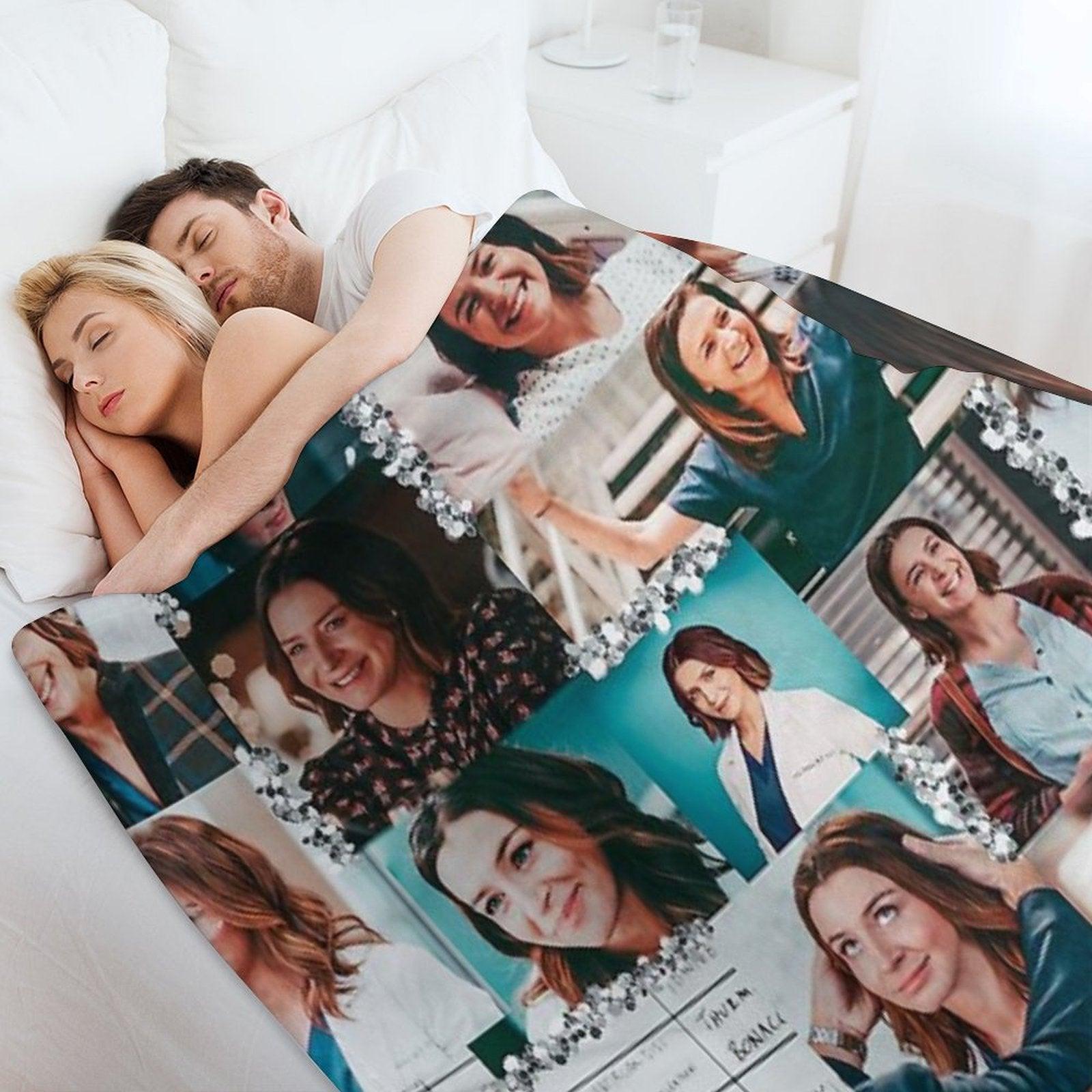 Amelia Shepherd Collage ) Throw Blanket