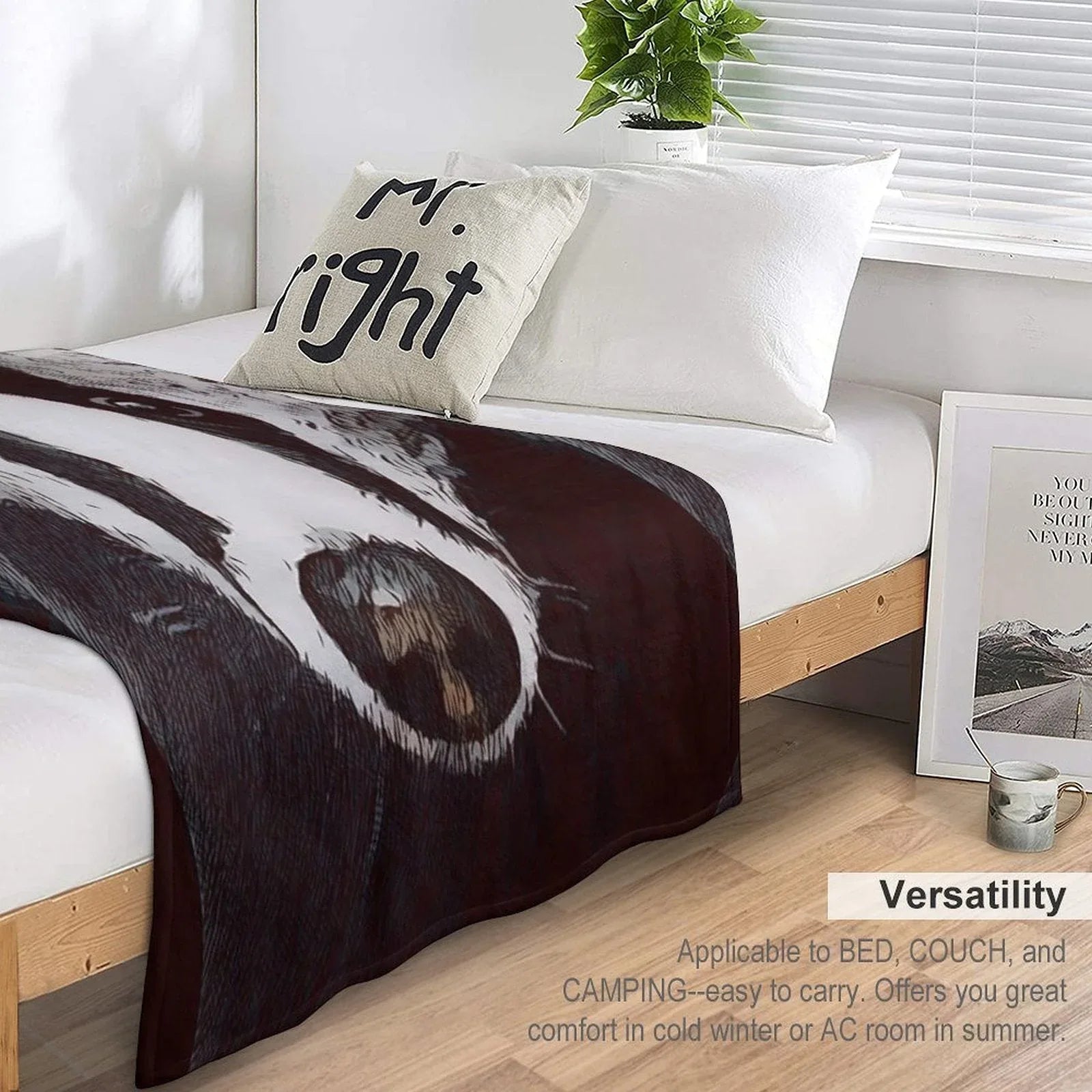 Badger Throw Blanket