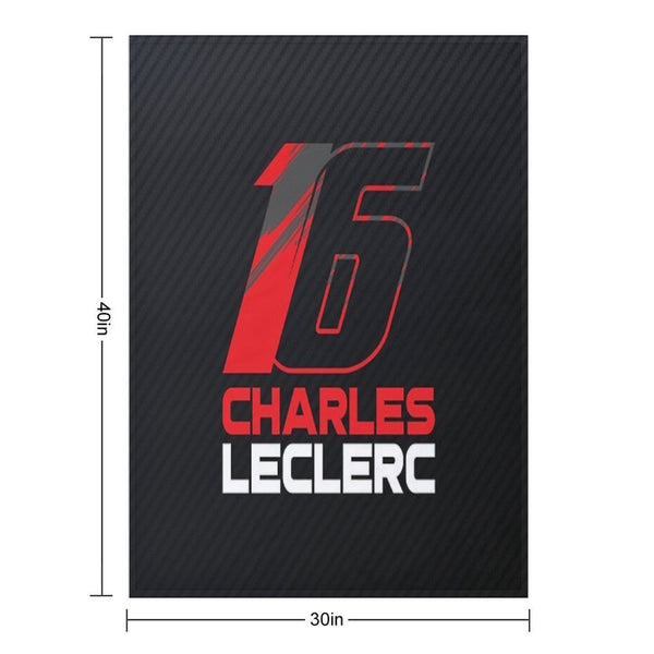 Charles Leclerc 16 V3 Compact Throw Blanket