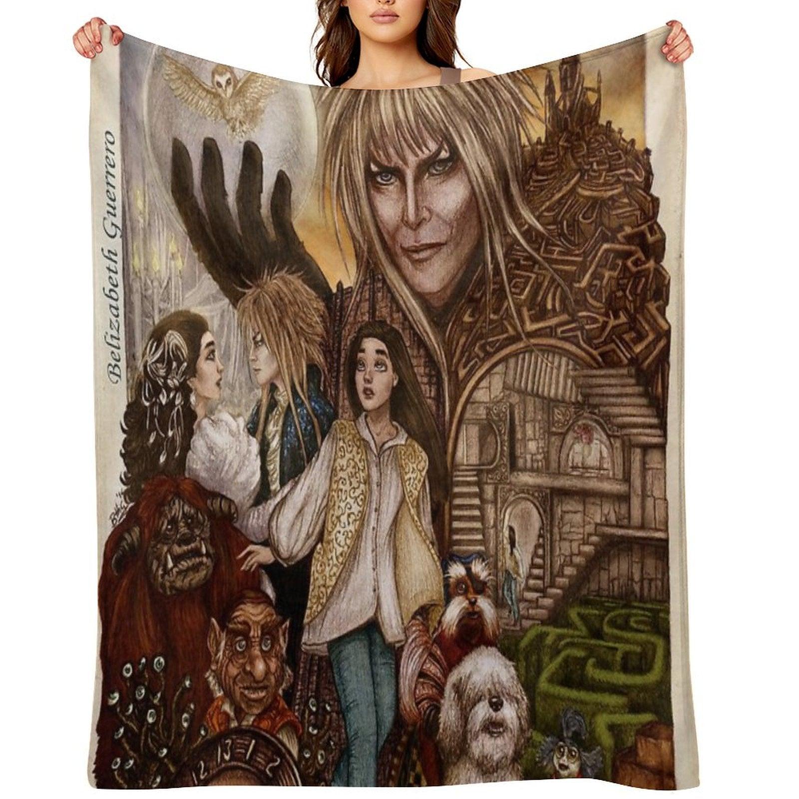 Labyrinth Throw Blanket